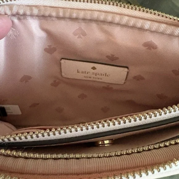 💗💗KATE SPADE KENDALL BRIAR LANE PALE PINK QUILTED LEATHER CROSSBODY BAG!💗💗 - Picture 7 of 10
